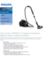 Philips XB7150 07 Marathon Daily 900 W Elektrikli Süpürge - Görsel 5