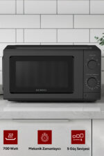 KUMTEL HM-15 Mikrodalga Fırın - Siyah - Görsel 3