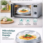 Helen's Home Mikrodalga Fırın Koruma Kapağı Isıya Dayanıklı Fırın Içi Kapak