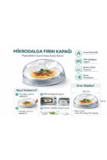 Helen's Home Mikrodalga Fırın Koruma Kapağı Isıya Dayanıklı Fırın Içi Kapak - Görsel 3