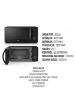 Uğur Mıkrodalga fırın siyah - Uef 25m Smd - Görsel 3