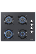 KUMTEL Dizayn Antrasit (Gri) Cam Ankastre Set - Görsel 3