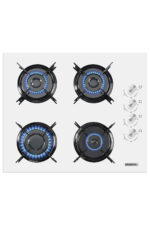 KUMTEL Home Basic Beyaz Cam Ankastre Set - Görsel 3