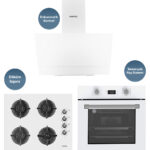 KUMTEL Digital Plus 15 Programlı Ankastre Set - Beyaz