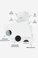 KUMTEL Digital Plus 15 Programlı Ankastre Set - Beyaz - Görsel 3