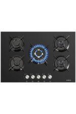 KUMTEL Digital Siyah Ankastre Set 5 Gözlü - Görsel 2