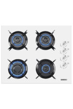 KUMTEL Ankastre Set Beyaz Cam 8 Programlı Dokunmatik - Görsel 3