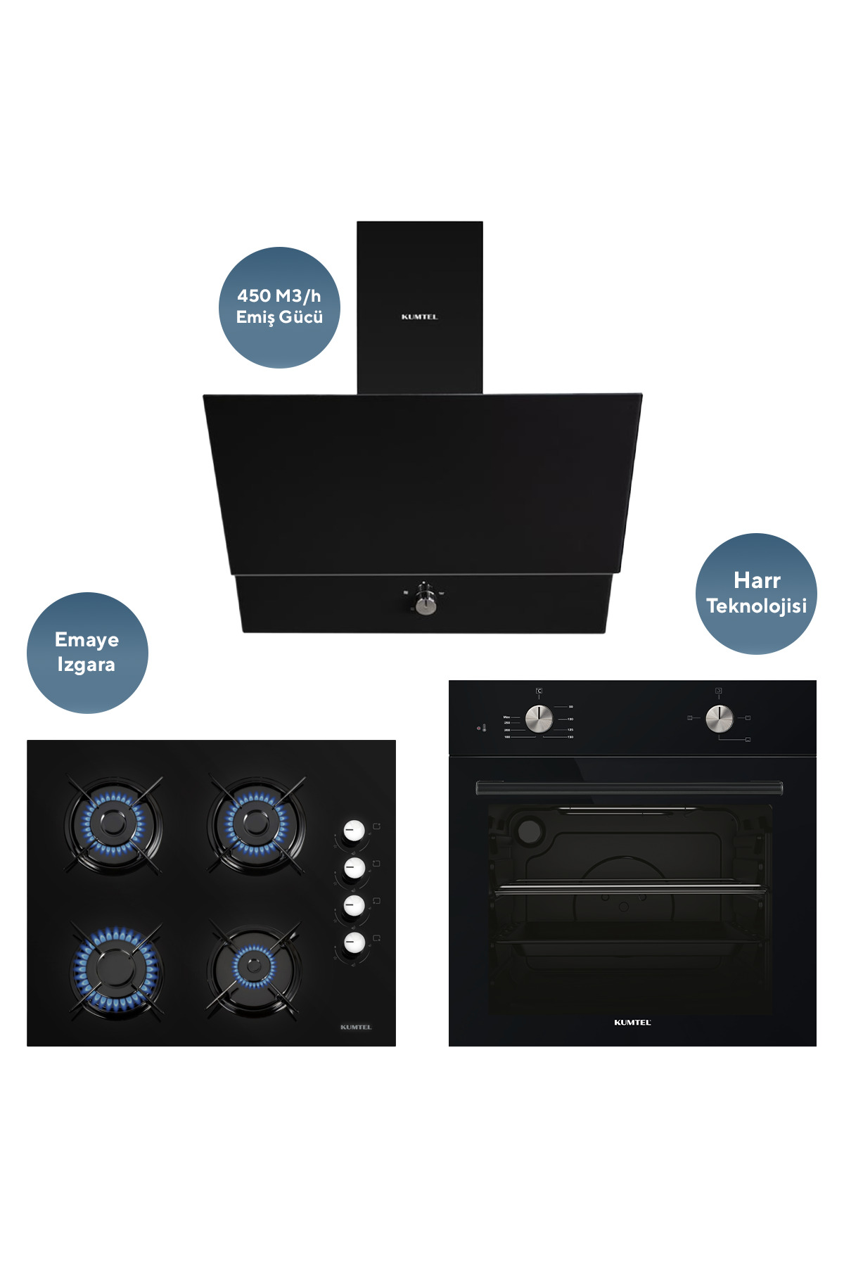 1_org_zoom-1183.jpg KUMTEL HOME SİYAH CAM ANKASTRE SET - Görsel 1