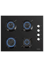 KUMTEL HOME SİYAH CAM ANKASTRE SET - Görsel 3