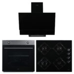 Exep Line Siyah 3 Lü Ankastre Set (ed401-eo320-ef200)