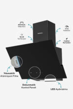 KUMTEL Digital Plus 15 Programlı Ankastre Set - Siyah - Görsel 3