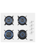 KUMTEL Beyaz Aspiratörlü Dizayn Ankastre Set - Görsel 2