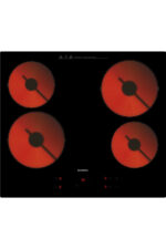 KUMTEL Vitro Dijital Siyah Cam Ankastre Set - Görsel 3