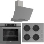 Ferre Fryart Serisi Hava Fritözü Özellikli Ankastre Set - Gri