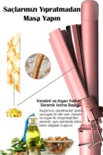 Hairens HRS-190 Wag ve Su Dalgası Saç Maşası 25mm. - Görsel 3