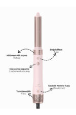 PiranTech Ks-611 Airbreeze 6 Başlıklı Saç Şekillendirme Ve Kurutma Seti - Bukle, Hacim, Hızlı Kurutma - Görsel 2