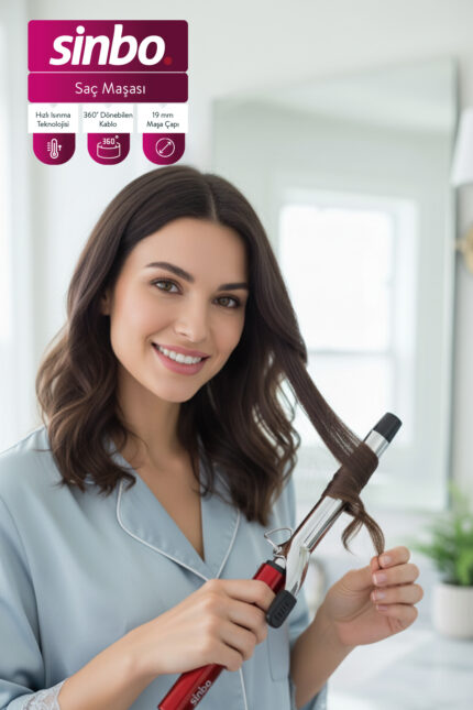 Sinbo SHD-7032 Saç Şekillendirici Saç Maşası