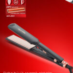 Aprilla Ahs-2033 Siyah Geniş Seramik Kaplamalı Güçlü Saç Düzleştirici (40mm*120mm )