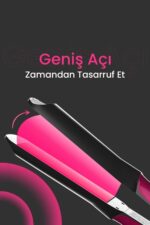 DEMPOWER Dp-08 Seramik Kaplı Pembe Detay Saç Düzleştirici - Görsel 3