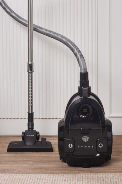 Karaca Vantuz Action Force X10 2 Lt Toz Torbasız Hazneli Elektrikli Süpürge Black 899 W