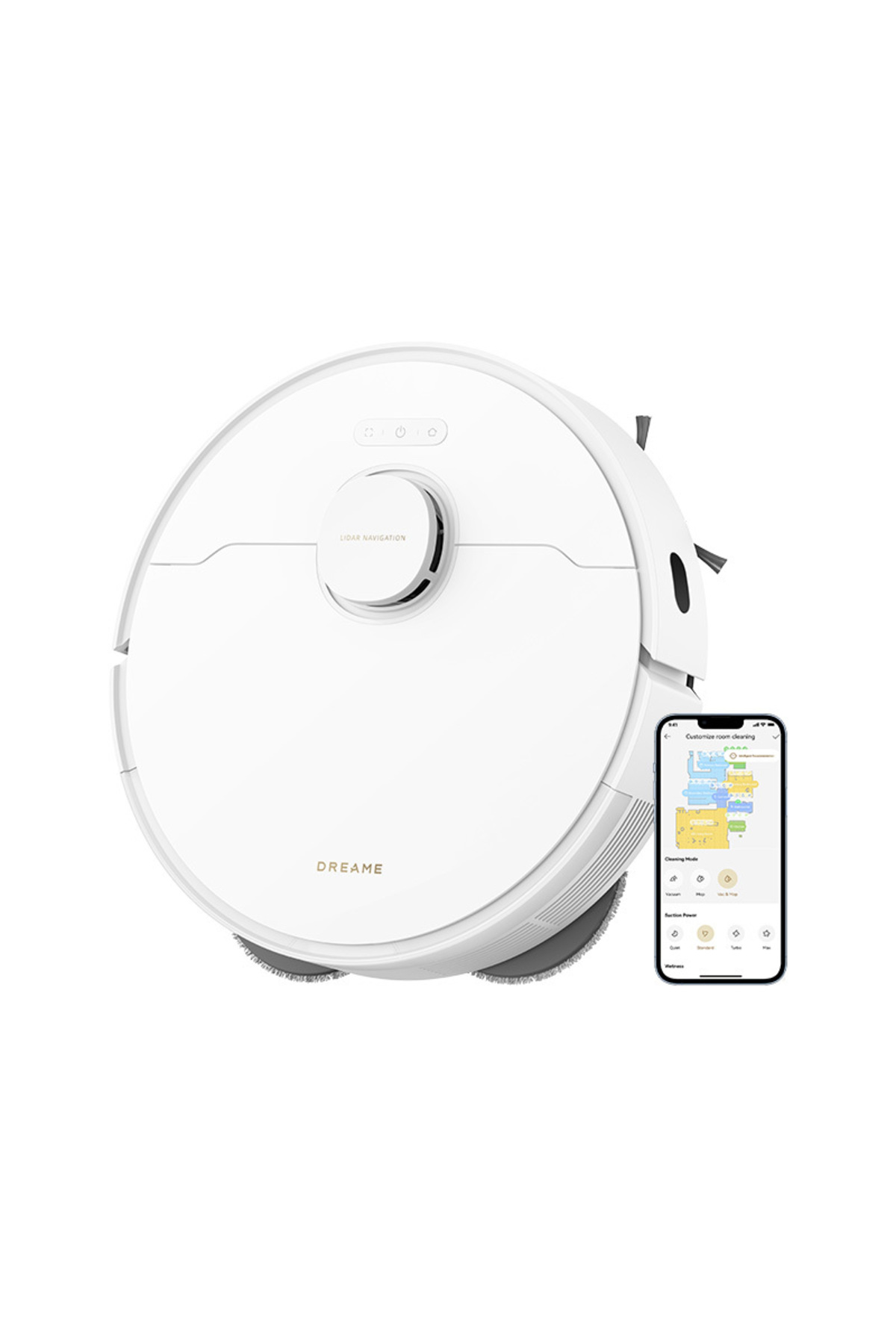 1_org_zoom-563.jpg Dreame L10s Pro Gen 2 Robot Süpürge Beyaz, 7.000Pa Emiş Gücü - Görsel 1