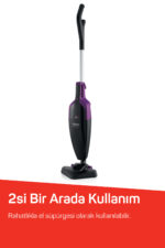 Arzum Pronto Lux 2‘si 1 Arada Dikey Elektrikli Süpürge 800W Mürdüm - AR4075 - Görsel 3