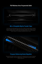 Şımart katya P Akıllı Robot Süpürge Kıl Kesici Bıçaklı Ana Fırça 8000Pa Emiş Gücü - Görsel 2