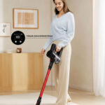 ROBO HIKİNG Serisi Şarjlı Dikey Süpürge Siyah
