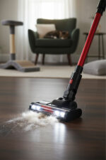 ROBO HIKİNG Serisi Şarjlı Dikey Süpürge Siyah - Görsel 2