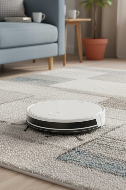 HOMEND Alex 1288h Moplu ve Akıllı Robot Süpürge Gyroscope Beyaz