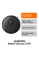 Xiaomi Mi Robot Vacuum S10t 8000pa Akıllı Robot Süpürge - Görsel 2