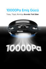 Şımart katya V Akıllı Robot Süpürge 10000Pa Güçlü Emiş Gücü 6400mAh Yüksek Batarya - Görsel 3