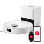 Roborock S8 Pro Plus Akıllı Beyaz Robot Süpürge 10.000 HyperForce Emiş Gücü