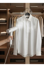 womidi SL-006 1500W Portatif – Buharlı Pratik El Ütüsü- Katlanabilir Ütü Buharlı Kırışık Giderici - Görsel 3