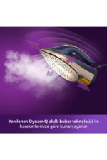 Philips 8000 Serisi Azur Buharlı Ütü, 3000W, 260 g Turbo Şok Buhar, Sıfır Yanık Riski, DST8050/20 - Görsel 2