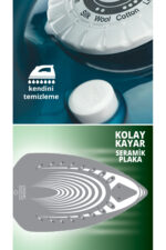 Kiwi KSI 6319C Seramik Tabanlı Ütü Buharlı 2000W - Görsel 2