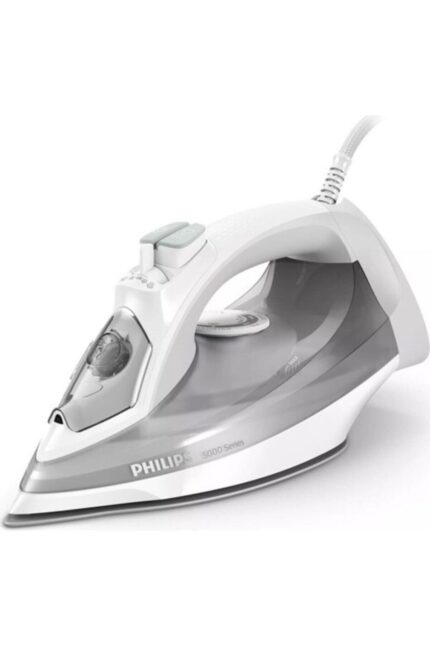 Philips 5000 Serisi Buharlı Ütü, 2400W, 160 g Şok Buhar, SteamGlide Plus Taban, DST5010/10