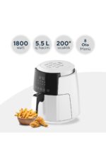 KUMTEL Beyaz XL Digital Fastfryer ( Yağsız Fritöz Airfryer ) HAF-02 - Görsel 2