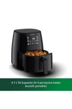Philips 3000 Serisi L Airfryer, 0.8kg, 4.1L Kapasiteli Hazne, Siyah, HD9243/90 - Görsel 2