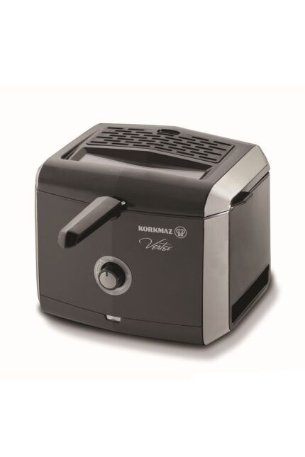 KORKMAZ A486 Vertex Fritöz Siyah