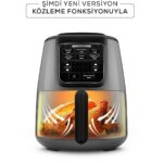 Karaca Air Pro Cook Köz Xl Airfryer Space Gray Black 4 Kişilik