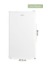 KUMTEL 93 L Beyaz Büro Tipi Mini Buzdolabı HMB-110 - Görsel 3