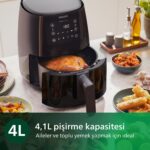 Philips HD9243/90 4.1 lt Siyah Airfryer - Görsel 4